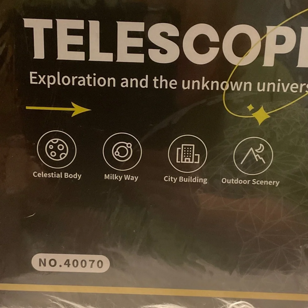 Koolpte Black and Yellow Telescope